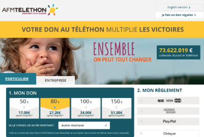 AFM - Téléthon - Nouvelle fenêtre